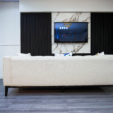 Silver Sofa Set With Center Table And Pillow