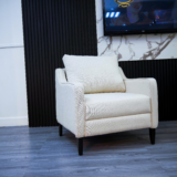 Silver Sofa Set With Center Table And Pillow