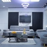 Diamond Sofa Set With Table and Pillows