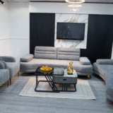 Diamond Sofa Set With Table and Pillows